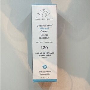 Drunk Elephant Umbra Sheer Mineral Cream SPF 30